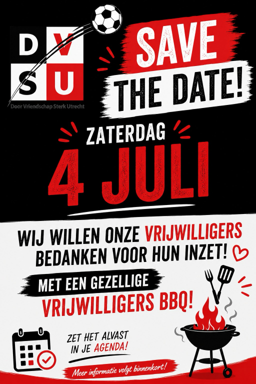 Save The Date - vrijwilligers BBQ
