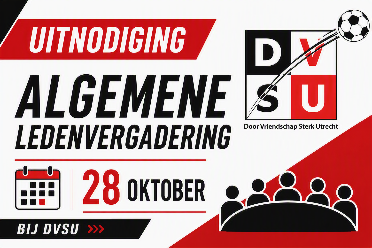 Uitnodiging: Algemene Ledenvergadering op woensdag 28 oktober 2026
