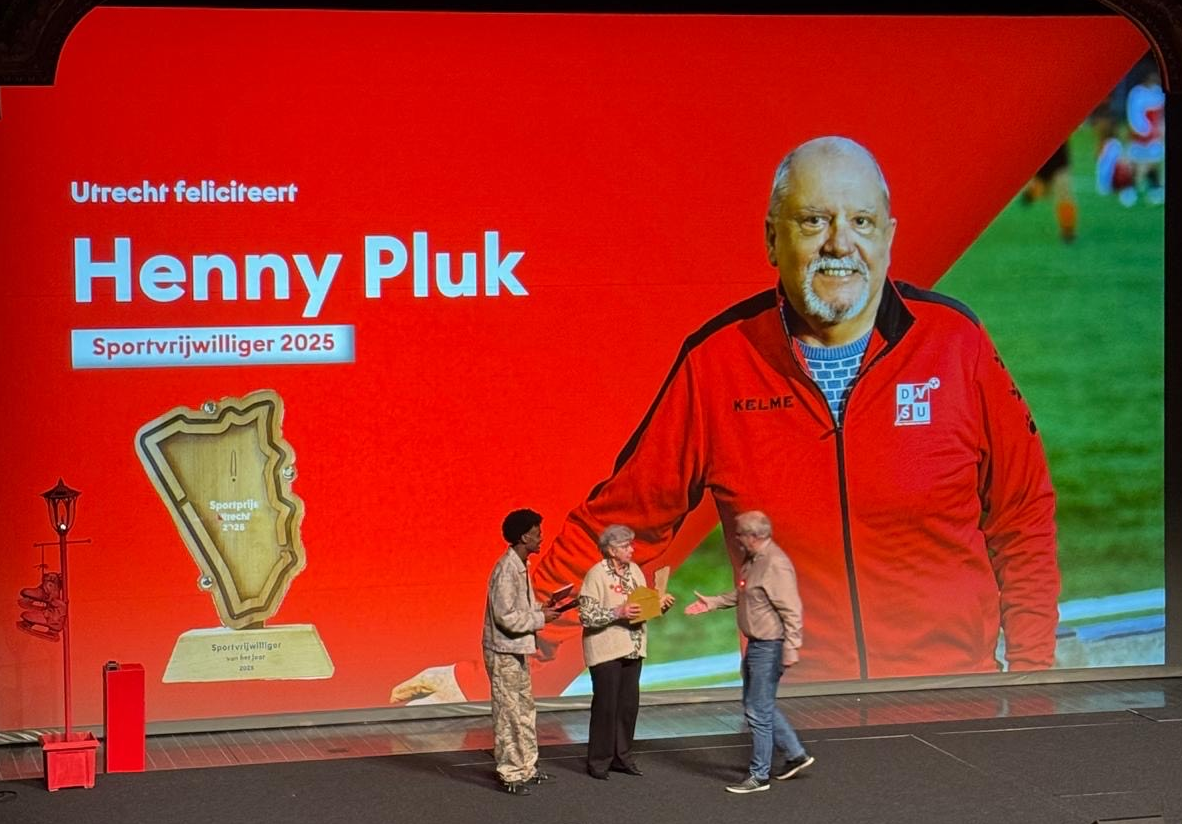 Feestelijk nieuws: onze Henny is Sportvrijwilliger van het jaar