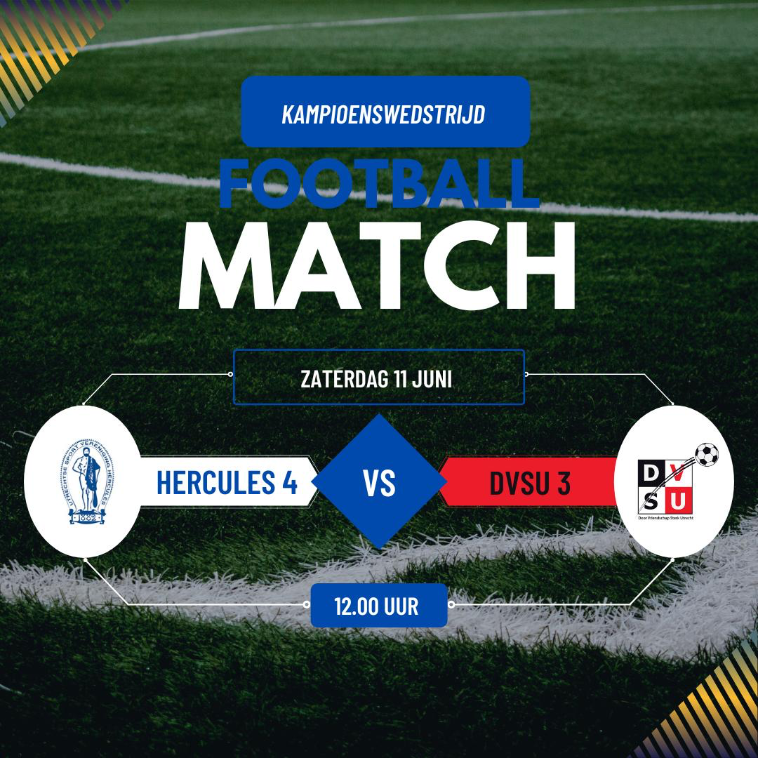 Kampioenswedstrijd DVSU 3