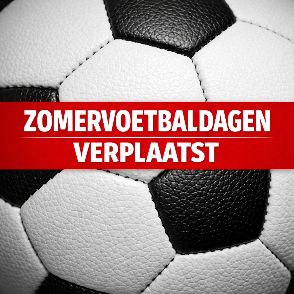 Zomervoetbaldagen gaan niet door - nieuwe data bekend!